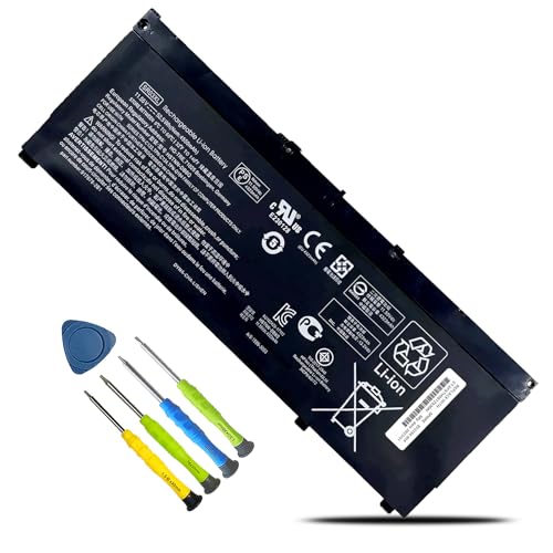 52.5Wh SR03XL SR04XL L08855-855 Battery Replacement for Hp Pavilion 15-CX 15-cx0xxx 15-cx0058wm 15-cx0056wm Envy X360 15-CN 15-CP 17-BW 15-cx0xxx Series SR03052XL L08934-2C1 L08934-1B1 - size: 9.96*2.79*0.28inch SR03XL