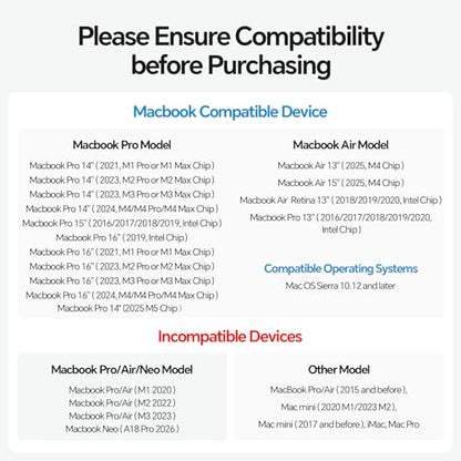 MacBook Docking Station Dual Monitor 4K@60Hz with M.2 NVMe SSD Enclosure | PULWTOP Vertical USB C Laptop Stand Dock for MacBook M5/M4 Pro/Max, 2 HDMI, PD, USB A/C 10Gbps, Ethernet, Space-Saving - Gray