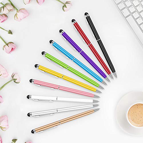 Stylus Pens for Touch Screens, StylusHome 10 Pack Universal 2 in 1 Capacitive Stylus Pen for iPad iPhone Tablets Samsung Galaxy All Universal Touch Screen Devices