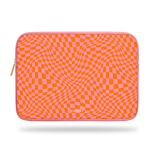 Vandel Slim Laptop Sleeve 13-13.3 inch Laptop Sleeve for MacBook Air 13 / Pro 13 Inch - Chromebook Case, MacBook Bag, Computer Pouch, Tablet Cover for HP, Dell, Asus Notebook, Cute Computer Case - color: b. Pink Checker, size: 13-13.3 Inch