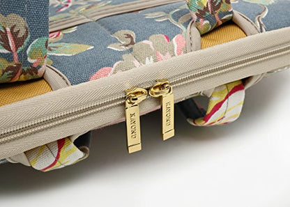 Blue Water Hyacinth Patten water resistant Laptop Shoulder Messenger Bag Case Sleeve for 14 Inch 14.1 Inch Laptop,Laptop Briefcase - color: Water Hyacinth, size: 14-14.1 Inch
