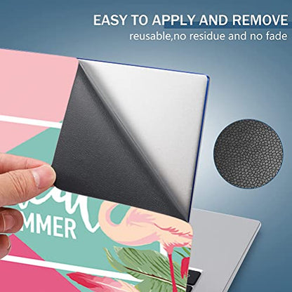 Laptop Skin Sticker,13.3 14 15 15.4 15.6 inch Laptop Skins,Universal Vinyl Decal,Dustproof Scratch Resistant Reusable Cover Protector with Free 2 Wrist Pads (Summer) - color: Summer