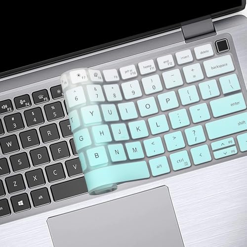 Keyboard Cover Skin for Dell Latitude 3440 5440 5430 5431 5420 14", Dell Latitude 14" 7450 7440 7430 7420 7410, Dell Latitude 14" 9420 9430, Dell Latitude 9520 9510 7520 15.6" Laptop -OmbreMint - color: OmbreMint