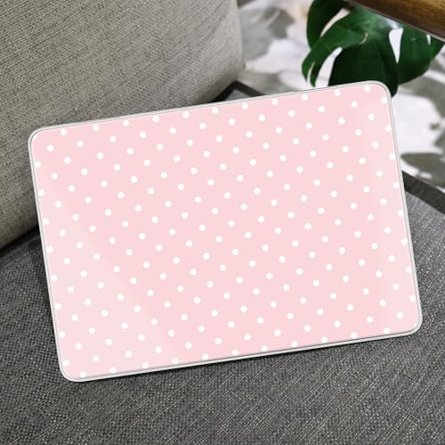 MEEgoodo 4-in-1 Printed Case for MacBook Neo 13 inch 2026 Release Model A3404, Laptop Hard Shell Cases with Keyboard Skin & Screen Protector & Webcam Covers, Pink & Polka Dots - color: Pink & Polka Dots