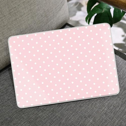 MEEgoodo 4-in-1 Printed Case for MacBook Neo 13 inch 2026 Release Model A3404, Laptop Hard Shell Cases with Keyboard Skin & Screen Protector & Webcam Covers, Pink & Polka Dots - color: Pink & Polka Dots