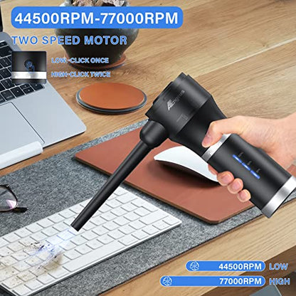 3 in1 Compressed Air Duster & Vacuum, Air Blower, Vacuum Cleaner for pc
