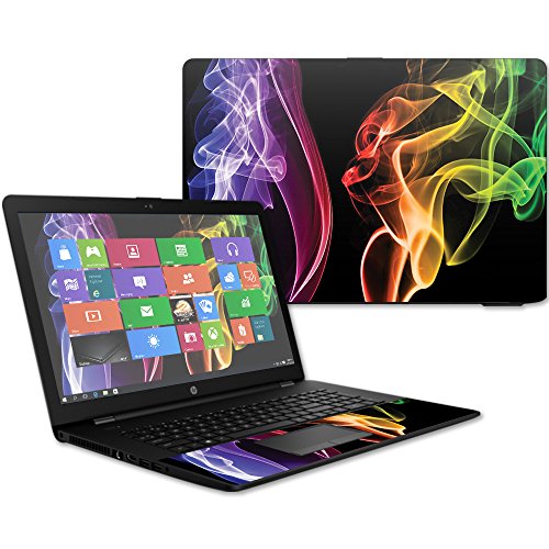 MightySkins Skin Compatible with HP 17t Laptop 17.3" (2017) - Bright Smoke | Protective, Durable, and Unique Vinyl Decal wrap Cover | Easy to Apply, Remove, and Change Styles | Made in The USA - color: Bright Smoke