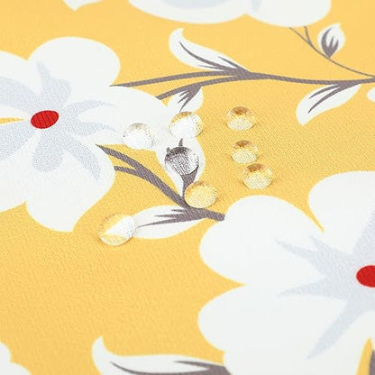 Canvaslife Pattern 13 inch Canvas Laptop Sleeve with Pocket 13 inch 13.3 inch Laptop 13 case13 Sleeve (Yellow Flower) - color: Yellow Flower, size: 13 inch/13.3 inch