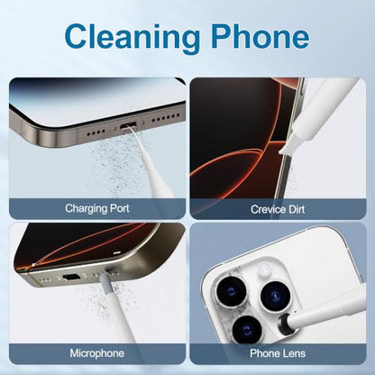 22-in-1 Laptop Cleaning Kit Keyboard Cleaner Brush | Computer Screen Cleaning Tool, Multi-Function Electronic Device Cleaner Kit Spray for MacBook, iPhone, Earbud, Camera Lens