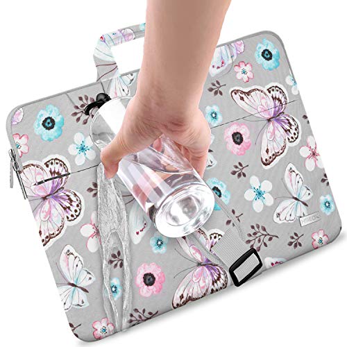 Hseok Laptop Shoulder Bag 15 15.6 16 Inch Briefcase,Compatible MacBook Pro/Neo 16",MacBook Air/Pro 15,XPS 15/16 and most 15.6-16 and Most 15-16 Notebooks,Spill-Resistant Handbag,Butterfly - color: Butterfly, size: 15-16 inch