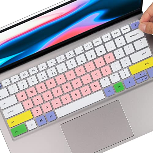 Keyboard Cover for Dell Inspiron 14 7415 7420 7425 7430 7435 14", Inspiron 14 5410 5415 5418 5420 5425 5430, Inspiron 16 5630 5620 5625 7620 7630 16", Dell Latitude 3320 3420, Inspiron 13 5310 - color: Candypink
