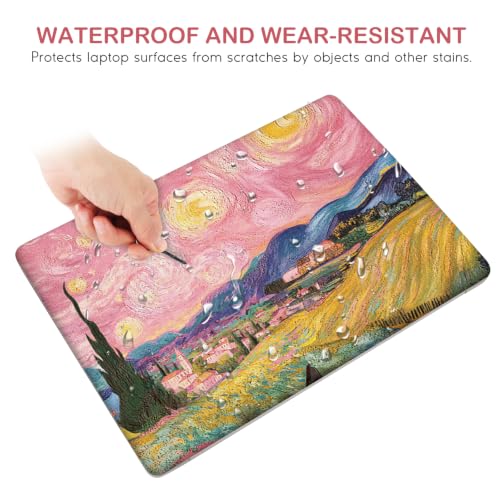 DINKY 15.6 inches Laptop Skin Sticker Netbook Universal Reusable Protector Cover Decal Fits 13 13.3 14 15 15.4 15.6 inch Laptop Protector Notebook, Pink Starry Sky Field - color: Pink Starry Sky Field