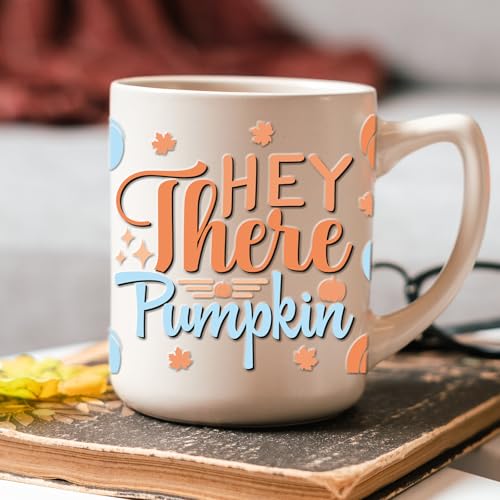Rngmsi Fall UV DTF Stickers - 10 Sheets Blue Autumn UV DTF Cup Wraps for 16 oz Glass, Gnome Pumpkin Car Maple Leaf Rub on Transfer Stickers, Waterproof Uvdtf Decals for Water Bottle, DIY Fall Crafts - style: Fall Maple Leaf