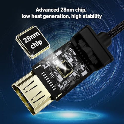 BENFEI USB C to HDMI 2.1 Adapter (8K@60Hz, 4K@240Hz, Aluminum Shell, Nylon Braided) Compatible with iPhone 15/16 Pro/Max, MacBook Pro/Air 2023, iPad Pro, Surface Book 2 More - size: 1 Pack, style: 8K@60Hz