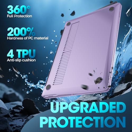 ProCase Protective Case for 13 Inch Surface Laptop 2025 -Crystal Clear | Hard Shell Transparent Cover with Durable and Lightweight Design - color: Crystal