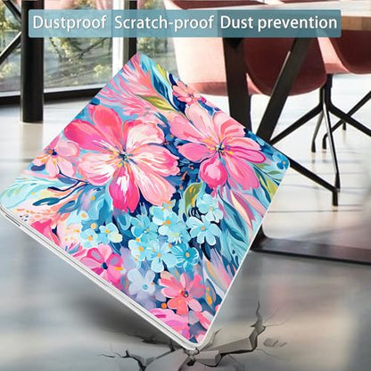 Mektron Case for 2026 MacBook Neo 13-inch A18 Pro chip A3404 Laptop Cover with 13-inch (Diagonal) Liquid Retina Display+ Keyboard Cover+ Screen Protector, Hand-Painted Flowers - color: Hand-Painted Flowers