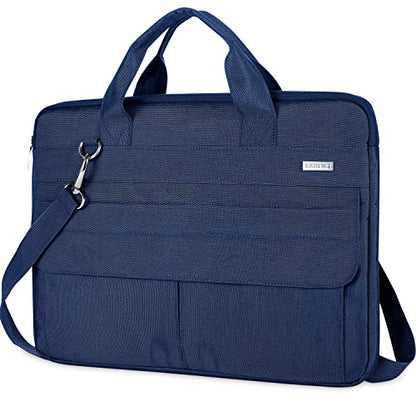 Landici Laptop Bag Case 15.6 Inch with Shoulder Strap, Slim Waterproof Computer Sleeve Cover Compatible with MacBook Pro 15/16, MacBook Air 15, 15-16 Inch HP Acer Dell Lenovo ASUS Laptop, Blue - color: Blue, size: 14-15.6 Inch
