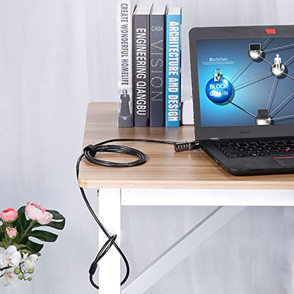 Adhesive Security Plate with Slot for Cables to Lock Down Laptops, Tablets, Monitors and Other Devices
