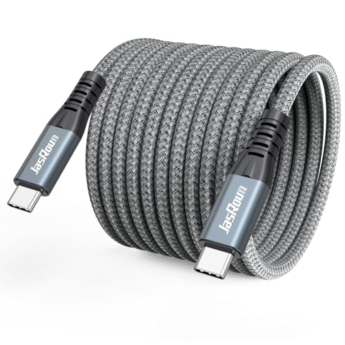 15ft USB C Cable with 20Gbps High Speed Data Transfer/240W Charging/4K@60Hz | Long USB-C to Type C Cord USB3.2 GEN 2 Full-function for Monitor Game Controller Hub Dock Laptop Phone Camera etc. - size: 15 Feet