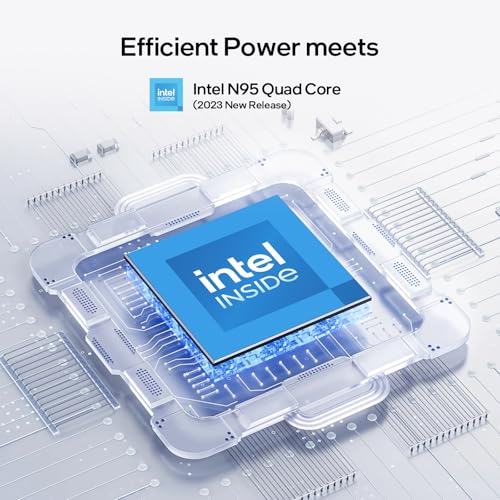 UOWAMOU 15.6 IPS-FHD-Laptop, 12GB LPDDR5 RAM 1TB NVMe SSD Laptop Quad Core N95 (up to 3.4GHz), Multi-Ports Lightweight Computer for Student-Home WiFi 5 BT5.0