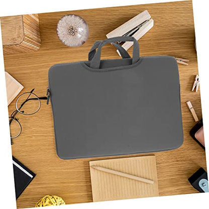 Laptop Carrying Tote Handheld Bag Laptop Protector for Business Travel Storage Double Zippers Scratch-resistant for Women and Men
