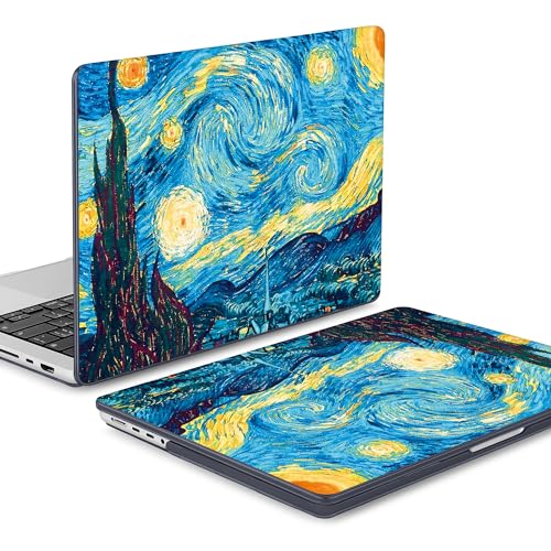 Mektron Case for M5 MacBook Pro 14 inch 2026 Model A3427 A3426 Fit 2025-2021 Model A3434 A3112 M4 A3112 A3401 A3185 M3 A2918 A2992 M2 A2779 M1 A2442 Pro/Max Cover, Abstract Starry Sky - color: Abstract Starry Sky