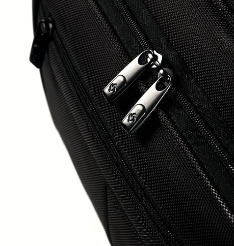 Samsonite Classic Multi Gusset Toploader Briefcase, Black, Triple Gusset 15.6-Inch