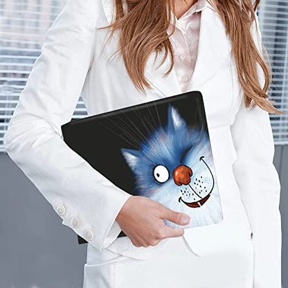 Laptop Skin Sticker Decal 15-15.6 Inches, Universal Reusable Vinyl Sticker for 12.1 13 13.3 14 15.4 Inches Netbook/Notebook PC, Waterproof & Scratch-Resistant (Lovely Winking Cat) - color: Lovely Winking Cat
