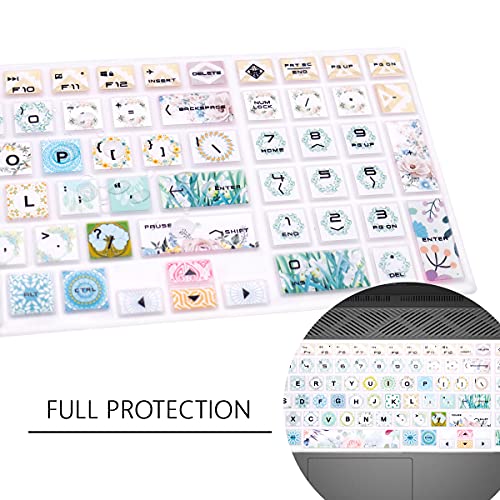 Silicone Keyboard Cover Skin for HP OMEN 15-DC 15.6", for HP 15-dc0010nr 15-dc0020nr 15-dc0030nr 15-dc0051nr dc0052nr 15-dc0086nr 15-dc0087nr 15-dc0096nr Laptop,Garland