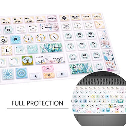 Silicone Keyboard Cover Skin for HP OMEN 15-DC 15.6", for HP 15-dc0010nr 15-dc0020nr 15-dc0030nr 15-dc0051nr dc0052nr 15-dc0086nr 15-dc0087nr 15-dc0096nr Laptop,Garland