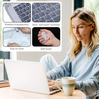 Universal Keyboard Protector Cover Skin for Laptop Notebook 15" 15.6" 16" Anti Dust Waterproof Keyboard Covers (13.7" x 5")