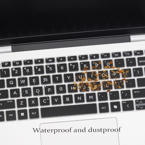Keyboard Cover for HP OmniBook Ultra 14-fdo087nr &Flip 2-in-1 14" 14t-fh000 14-fh0047nr, OmniBook 5 16 Next Gen AI 16 16-fb0027nr/0037nr 16-bf000,OmniBook 7 Flip Next Gen AI 16 16t-au000-Black - color: Black