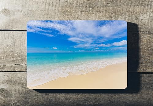 Laptop Skin Sticker Cover Decal Beach Designs - Universal Size - Fits All laptops up to a 16” Diagonal Size | Easy to Apply, Remove and Change Styles (Tropical Beach) - style: Tropical Beach