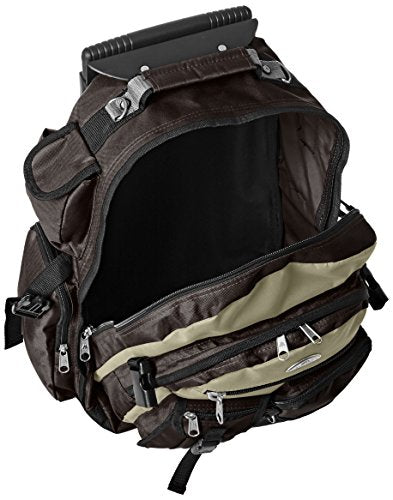 Everest Deluxe Wheeled Backpack, Khaki, One Size - color: Khaki