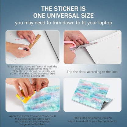 Laptop Notebook Skin Sticker Cover Decal, 12 13 13.3 14 15 15.4 15.6 inch Laptop Vinyl Skin Sticker Cover Art Protector Notebook PC (NEK-58) - color: NEK-58
