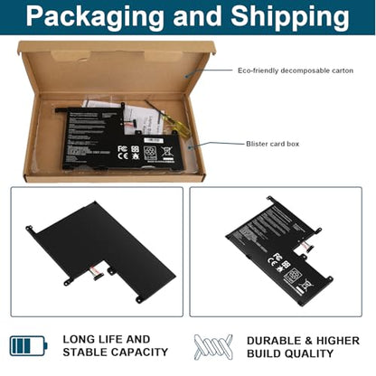 Futurebatt C31N1703 Laptop Battery Replacement for Asus Zenbook Flip UX561U UX561UA UX561UN Q525UA Q525U Q505UA Q525UA-BI7T9 Q505UA-BI5T7 Q525UA-BI7T11 Q505UA-BI5T9 UX561UA-BO052T BO029T C31P0J1 - size: C31n1703 10.5 6.6 0.8 in