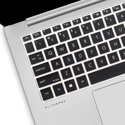 Keyboard Cover for HP EliteBook 830 835 840 845 1040 G9 G10 2025 2024 2023 2022 13.3 14 inch Laptop Accessories Keyboard Protective Skin (Not fit The 830/840/845/1040 G11 G8 G7 G6 G5 G4 G3)-Black - color: Black