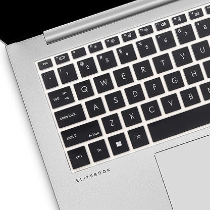 Keyboard Cover for HP EliteBook 830 835 840 845 1040 G9 G10 2025 2024 2023 2022 13.3 14 inch Laptop Accessories Keyboard Protective Skin (Not fit The 830/840/845/1040 G11 G8 G7 G6 G5 G4 G3)-Black - color: Black