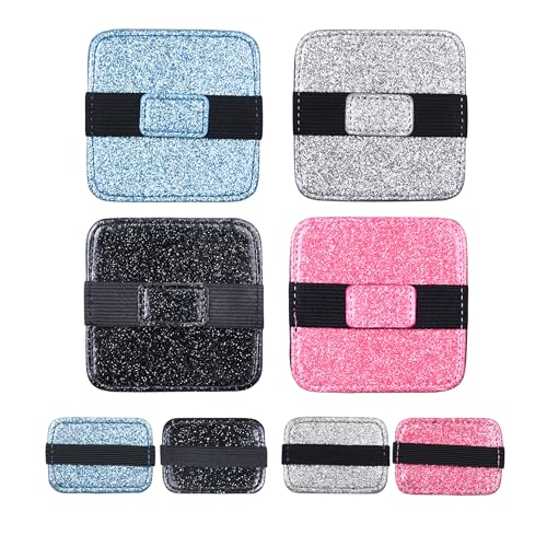Eco-Fused 8X Screen Cleaning Pads - Microfiber Cleaning Cloth Pads - Screen Cleaner Screen Wipes for Electronics - Glasses Cleaning Cloths - Tablets, Laptops, Tv, Smartphones - color: Glitter - 8 Pack