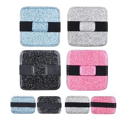 Eco-Fused 8X Screen Cleaning Pads - Microfiber Cleaning Cloth Pads - Screen Cleaner Screen Wipes for Electronics - Glasses Cleaning Cloths - Tablets, Laptops, Tv, Smartphones - color: Glitter - 8 Pack