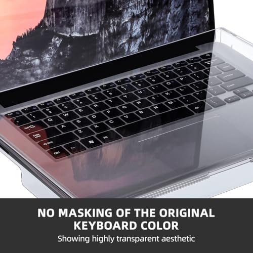 UKCOCO Acrylic Keyboard Cover Transparent Keyboard Protector for Desktop and Laptop Waterproof Dust Hood Clear Cover for 13.77 X 9.84 X 1.18 in Accessories - size: 35.00X25.00X3.00CM