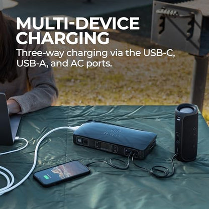 HALO Bolt Ultimate 2 Portable Car Battery Jump Starter | 130 PSI Air Compressor, 55.5Wh USB Power Bank with AC Outlet, Emergency Floodlight & Charger, Jumps Cars SUVs & Trucks, Inflates Tires — Gray - color: Gray