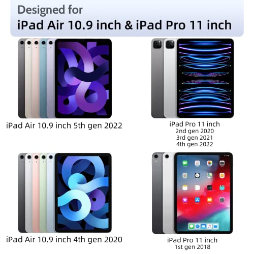 Peslv 2 Pack Magnetic Screen Protector for iPad Air 5th 4th & iPad Pro 11"(2018-2022) Feel Like Writing Drawing On Paper, Removable Matte Anti Glare - size: iPad Pro 11(2018-2022)/ Air 4/ Air 5