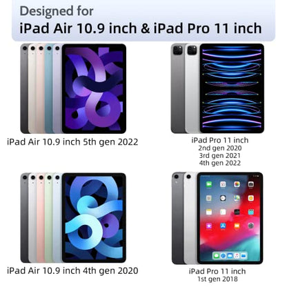 Peslv 2 Pack Magnetic Screen Protector for iPad Air 5th 4th & iPad Pro 11"(2018-2022) Feel Like Writing Drawing On Paper, Removable Matte Anti Glare - size: iPad Pro 11(2018-2022)/ Air 4/ Air 5
