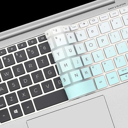Keyboard Cover for HP EliteBook 830 835 840 845 1040 G9 G10 13.3 14 inch Laptop Accessories Keyboard Protective Skin (Not fit 840 845 1040 G8 G7 G6 G5 G4 G3)-OmbreMint - color: OmbreMint