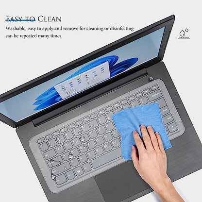 Universal 13" 14" Laptop Keyboard Cover Skin for 13-14 Inch Laptop Notebook Keyboard, Ultra Thin Dell HP Acer ASUS Lenovo MacBook Keyboard Protector(12.2" x 5.07") - Clear - size: 13-14 inch Universal Laptop Keyboard