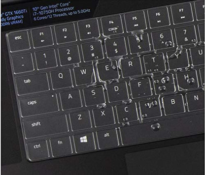 Laptop Ultra Thin Clear Transparent Tpu Keyboard Cover Protectors for 2020 release Razer Blade 15 / Blade Pro 17"