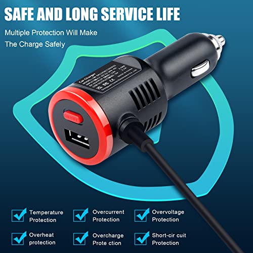TREE.NB 41W 12V 2.58A Surface Car Charger, Power Supply for Microsoft Surface Pro 3/Pro 4/Pro 5/Pro 6, Surface Book, Surface Go, Surface Laptop with USB Charging Port(5V 2.1A) - size: 41W