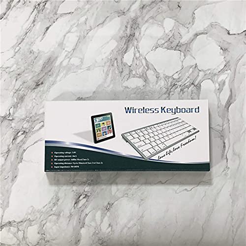 Wireless Korean Keyboard, Minority Language Hangul Keyboard Ultra Thin Lightweight Silent Bluetooth Keyboards for Laptop/Computer/Surface/Desktop/Smart TV (Korean) - style: Korean