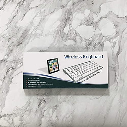 Wireless Korean Keyboard, Minority Language Hangul Keyboard Ultra Thin Lightweight Silent Bluetooth Keyboards for Laptop/Computer/Surface/Desktop/Smart TV (Korean) - style: Korean